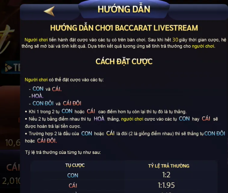 Baccarat Livestream Tại ManClub Đỉnh Cao Cá Cược Đẳng Cấp Thượng Lưu Mọi Lúc