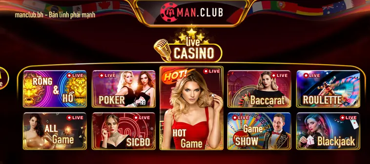 Live Casino Livestream Tại ManClub Đỉnh Cao Sòng Bài Trực Tuyến Chinh Phục Những Chiến Thắng Vang Dội