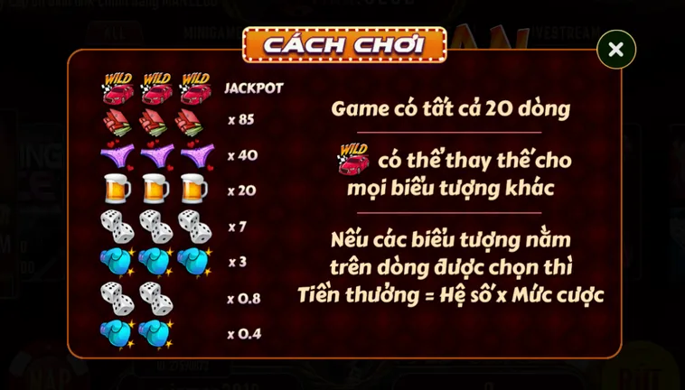 Minigame Man Slot Tại ManClub Sảnh Cược Đỉnh Cao Cho Những Chiến Thắng Lớn