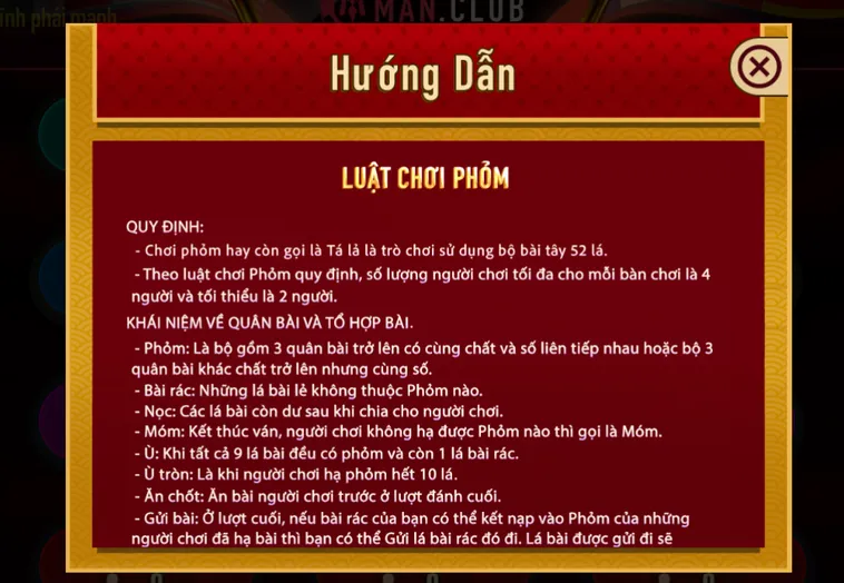 Phỏm Tại ManClub Đỉnh Cao Sòng Bài Trực Tuyến Chinh Phục Những Chiến Thắng Vang Dội Nhất Thế Giới