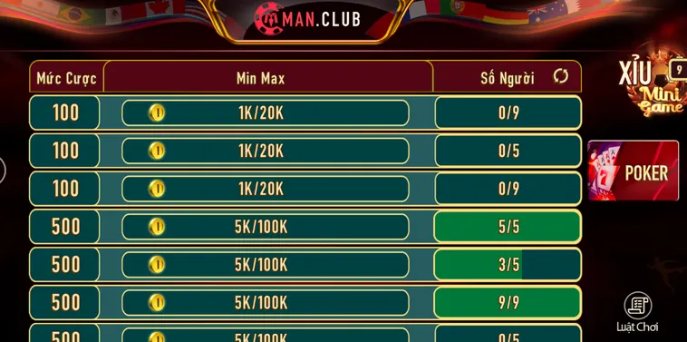 Poker Tại ManClub Đỉnh Cao Đấu Trí Với Những Giải Thưởng Siêu Khổng Lồ