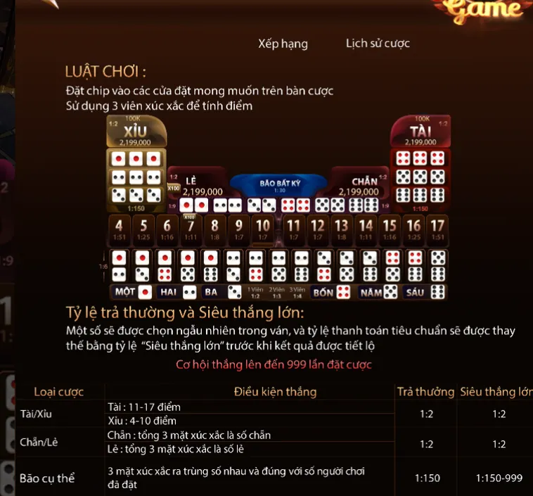 Sicbo Livestream Tại ManClub Sảnh Cược Đỉnh Cao Cho Cộng Đồng Game Thủ Đam Mê Xúc Xắc