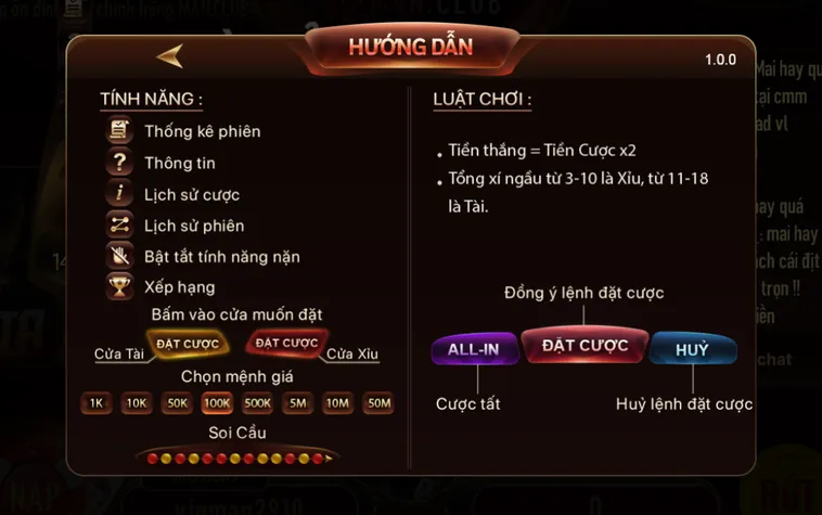 Khám Phá Thế Giới Tài Xỉu Livestream Tại ManClub Đỉnh Cao Hấp Dẫn Nghẹt Thở