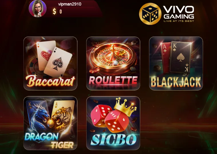Vivo Gaming Livestream Tại ManClub Đỉnh Cao Sòng Bài Trực Tuyến Đầy Hấp Dẫn